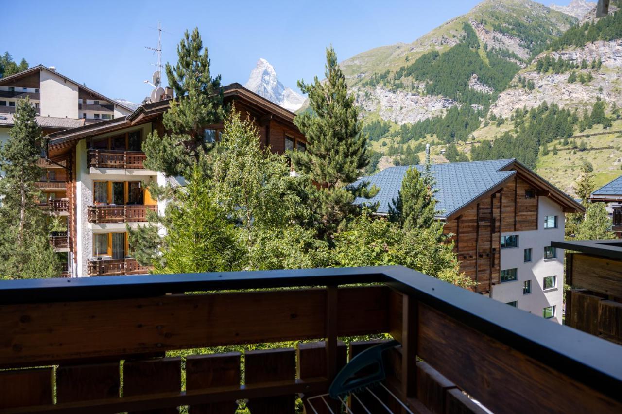 Sunnaeplaetzli- Aprt. 4P Matterhorn View/Wifi Apartment Zermatt Exterior foto